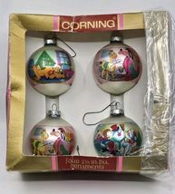 Christmas Corning Ornaments Ball Glass Tree Disney Goofy Pluto Duck Tale... - $495.56 MXN