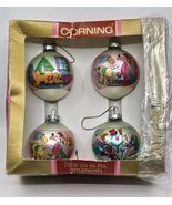 Christmas Corning Ornaments Ball Glass Tree Disney Goofy Pluto Duck Tale... - $495.56 MXN