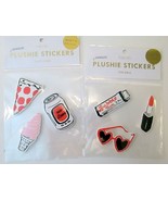 ban.do Leatherette Plushie Stickers FUN GIRLS and PARTY FOOD Lot  - $12.00