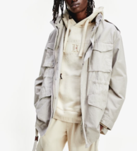 Tommy Hilfiger Mens Jacket 100% Cotton Lh Field Jkt Grey Size M MW0MW13371 - £244.60 GBP