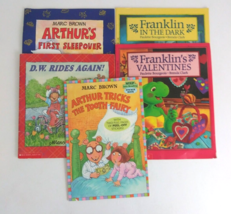 Vintage Lot Of 5 Arthur &amp; Franklin Children&#39;s Paperback Books - $11.63