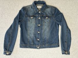 Revolt Vintage Y2K Button Up Jean Jacket Denim Medium Wash Women’s Size ... - $15.00