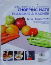 Flexible Chopping Mats 11&quot; X 14&quot; Food Preparation Cutting Mat Crafts 2 Mats/Pk - £2.72 GBP