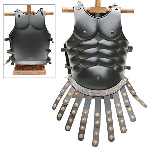 Nauticalmart Greek Blackened Muscle Heroic Cuirass Armor