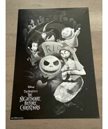 Disney Tim Burton&#39;s The Nightmare Before Christmas - Rip Poster 24” X 36” - $18.00