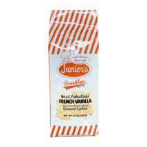 Junior&#39;s Most Fabulous French Vanilla, Medium Roast Ground Coffee, 12 oz bag - £9.44 GBP