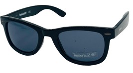 Timberland Men Sunglass Shiny Black Plastic Square, Smoke Lens TB7156 2A - $22.49