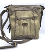 $79 B.O.C. Born of Concept Crossbody Bag Oakley Whipstitch Olive Green O... - £23.68 GBP