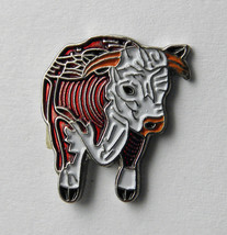 Hereford Bull Cow Cattle Lapel Pin Badge 3/4 Inch - £4.50 GBP