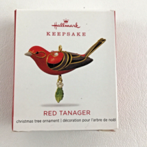 Hallmark Keepsake Christmas Ornament Beauty Of Birds Miniature Red Tanager 2018 - $41.53