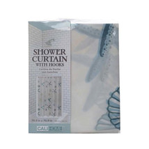DDI Blue Shell Shower Curtain Hooks 70 x 70.9 Case of 24 - $190.05
