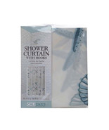DDI Blue Shell Shower Curtain Hooks 70 x 70.9 Case of 24 - $190.05