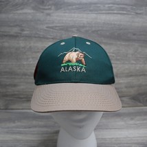 Alaska Shirt Company Hat Mens One Size Green Beige Snapback Bear Mountains - £14.75 GBP