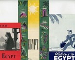 3 Egypt Travel &amp; Visitor Information  Brochures 1960&#39;s - $24.82