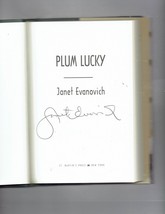 A Between the Numbers Novel: Plum Lucky 3 by Janet Evanovich Signed Auto... - £32.86 GBP