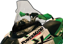 Powermadd Windshield Tall 19&quot; Clear w/Black Fade 14-19 Arctic Cat &amp; Yamah Models - £139.88 GBP