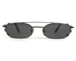 Mikli Par Mikli Eyeglasses Frames 6774 3119 Gunmetal Grey w Clip Ons 45-... - $69.98