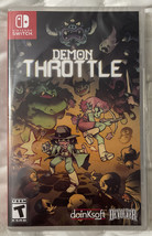 Demon Throttle Nintendo Switch Numbered Physical Copy Of 10000 Made New Sealed - £21.79 GBP