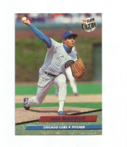 GREG MADDUX (Chicago Cubs) 1992 FLEER ULTRA CARD #178 - $4.95