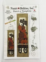 PATCH ABILITIES Quilt Pattern BUNCH O&#39; PUMPKINS 6&quot; x 22&quot; Monthly Mini&#39;s #09 - $5.93