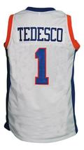 Harmon Tedesco #1 Blue Mountain State Basketball Jersey Sewn White Any Size image 2
