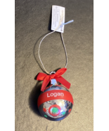 LOGAN PERSONALIZED 2-INCH CHRISTMAS ORNAMENT - $170.87 MXN