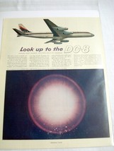 Douglas DC-8 Airlines 1959 Ad &quot;Look Up to the DC-8&quot; - £7.87 GBP