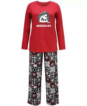 Family Pajamas Matching Women&#39;s Cabin Patchwork Family Pajama Set, XL  - £11.89 GBP