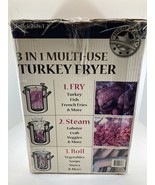 The Original Outdoor Cooker 3 In 1 Multi Use Turkey Fryer With steam Bas... - €34,18 EUR