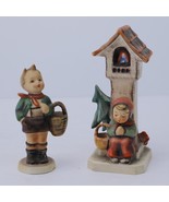 Vintage Goebel Hummel Figurines W Germany #513/0 &quot;Village Boy&quot; #84/0 &quot;Wo... - $55.19