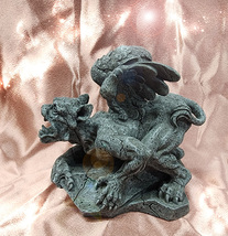 HAUNTED GARGOYLE STATUE KEEPER OF ALL SECRETS EXTREME MAGICK 7 SCHOLAR  image 2
