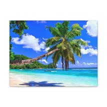 Exotic Tropical Beach Scenery Ocean Canvas Wall Art for Home Decor Ready-to-Han - £68.32 GBP+