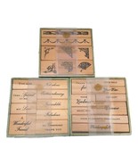 Anna Griffin Rubber Stamps Wood Mount  Lot 3 Box 26 Stamps Phrases &amp; Design - $50.43