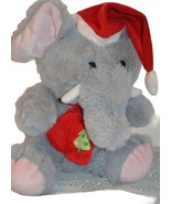 Dan Dee Collectors Choice Plush Christmas Elephant Stuffed Animal Toy 10... - $9.75