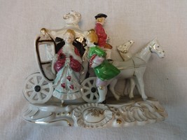 Thames hand-painted Coach With Horses Figurine Made In Japan - $20.00