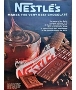 NESTLES-Best Chocolate-Milk Chocolate Bar 1972 Print Ad!! - €9,78 EUR