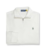 Polo Ralph Lauren Mens Cream French Rib QZip 1/4 Zip Sweater, Large L PR... - €79,59 EUR