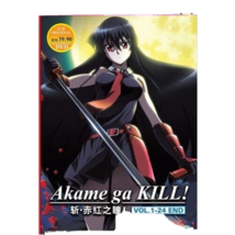Akame Ga Kill DVD (Vol. 1-24 end) with English Audio - £15.65 GBP