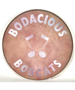 &quot;BODACIOUS BOBCATS&quot; Remo 20&quot; Emperor Personalized Bass Drum Head - USA - $93.50