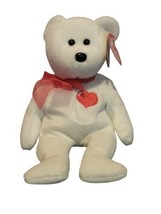 Ty Beanie Baby Casanova The Bear White 8" - £7.02 GBP