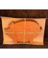 Wood Pig Puzzle  - $423.54 MXN