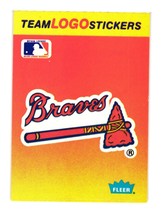 1991 Fleer #NNO Team Logo Stickers Baseball Collection Atlanta - $2.00