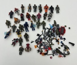 Lot Of 30 Mega Bloks Construx Halo UNSC Spartan Mini Figures + Weapons/Parts - £73.54 GBP