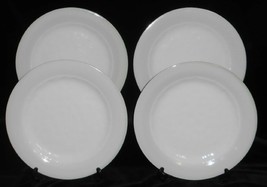 Set (4) Rosenthal Studio Linie Dinner Plates Green Rim Textured/Smooth Design - £55.37 GBP