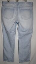 GAP Misses 33 Blue Jeans 1969 Real Straight Patriot Twist Light Wash Dis... - $12.30