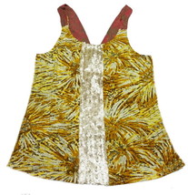 Anthropologie Island Sequin Tank Small 2 4 Tropical Bling Top Swingy Shimmer NWT - £27.32 GBP