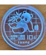 CHINA 10 YUAN PANDA SILVER COIN 1989 PROOF SEE DESCRIPTION - £58.51 GBP