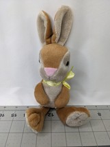 Animal Adventure Brown Rabbit Bunny Plush 10 Inch 2016 Stuffed Animal Toy - £10.00 GBP