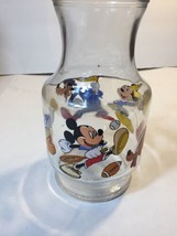 Disney Mickey Mouse Large Glass Lemonade/Iced Tea Jar Container 56 fl. oz. 9&quot;  - £14.39 GBP