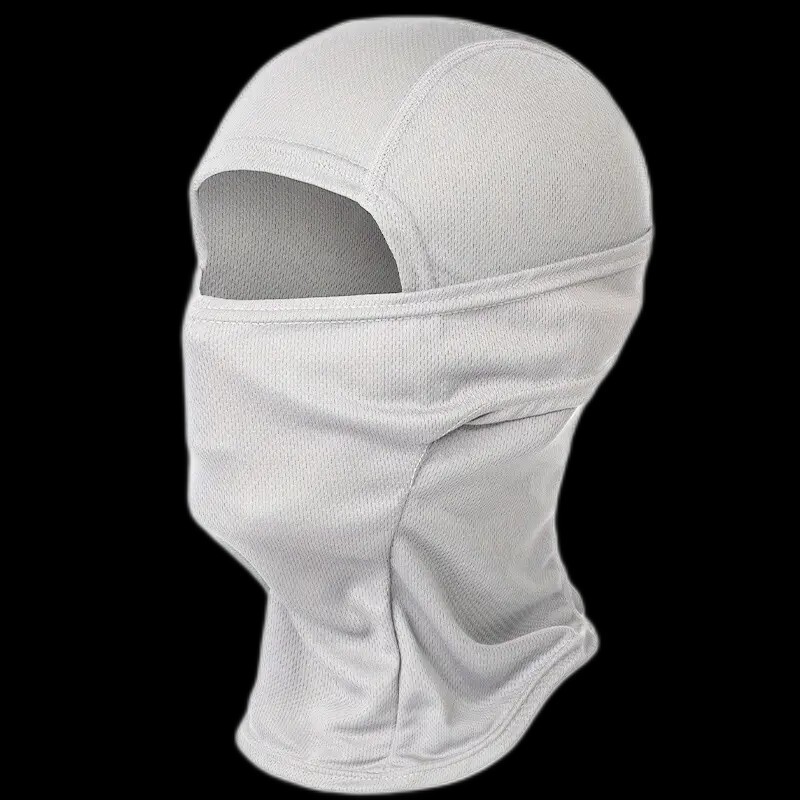WINTER SNOW CAMOUFLAGE WHITE OUT LIGHTWEIGHT COLD WEATHER BALACLAVA GAITER HOOD Item image 2